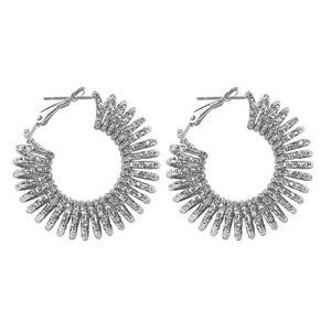 Gold or Silver Spiral Hoops